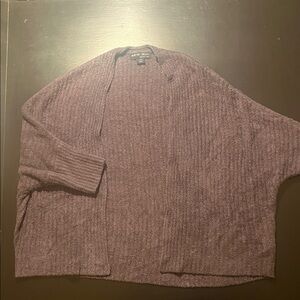Barefoot Dreams Women’s  L/XL Cardigan in Rich Purple